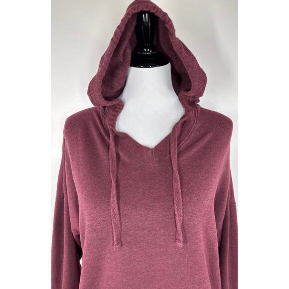 Johnnie-O Women's Carrie Pull Over Hoodie Size Medium, Maroon Color - Picture 3 of 7